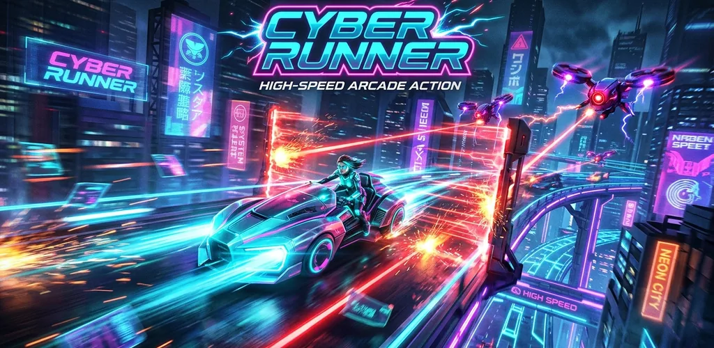 Arte de capa do CyberRunner: Data Surge