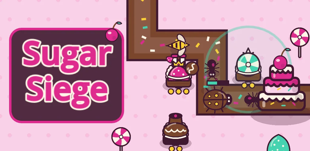 Arte de capa do Sugar Siege: Defesa do Bolo