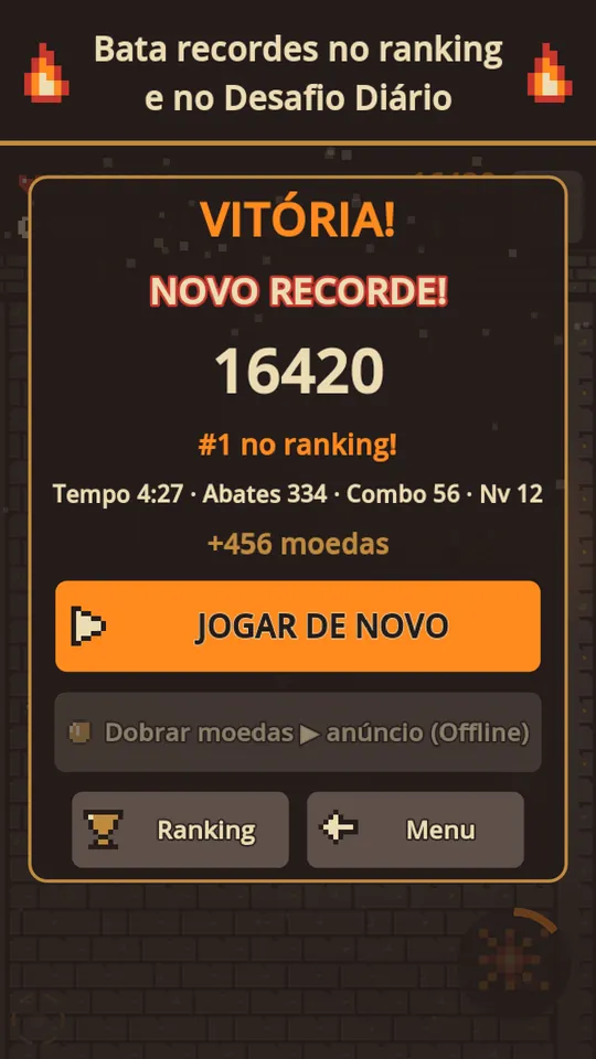 Vitória e novo recorde no ranking